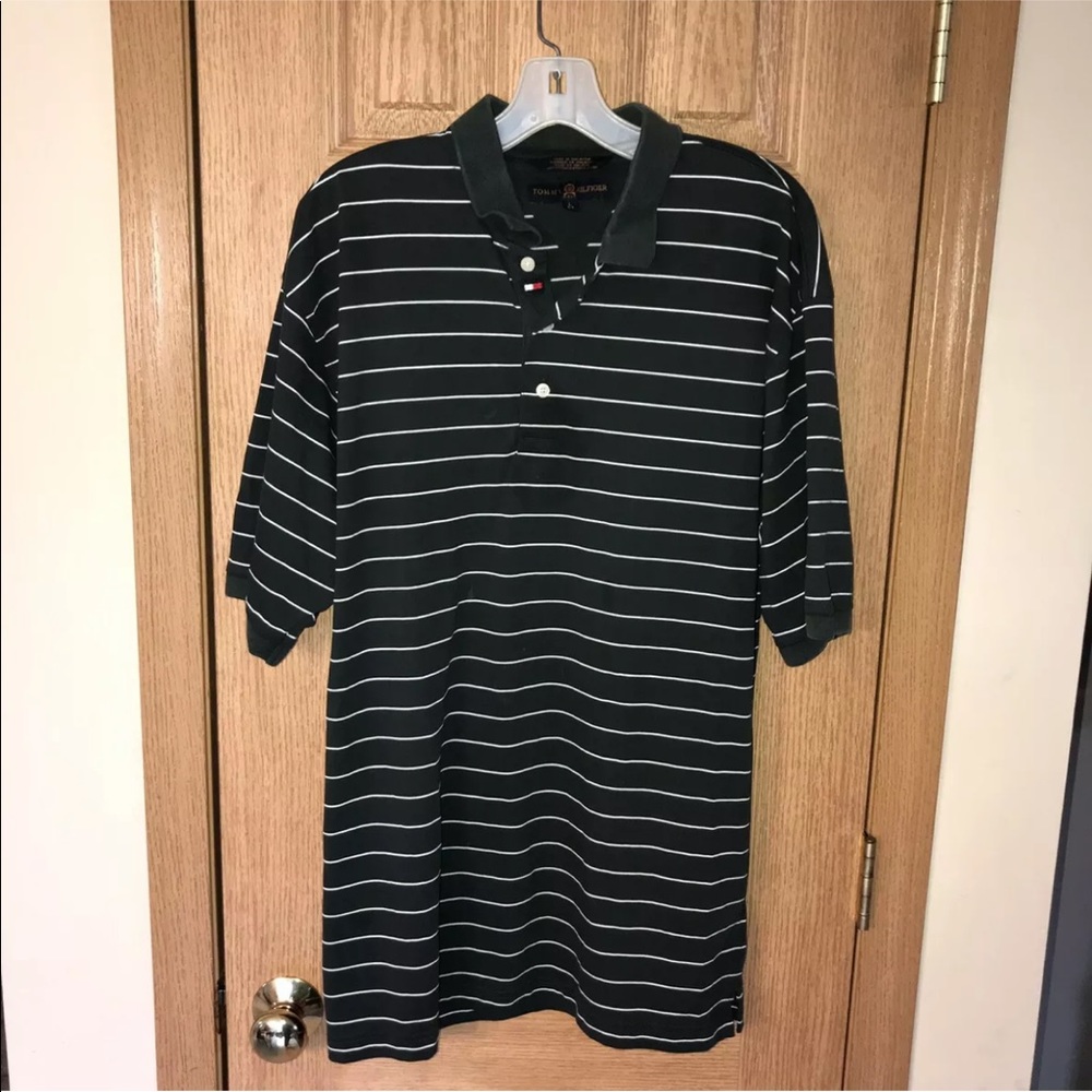 Tommy Hilfiger Golf Men’s Striped Polo 3 Buttons